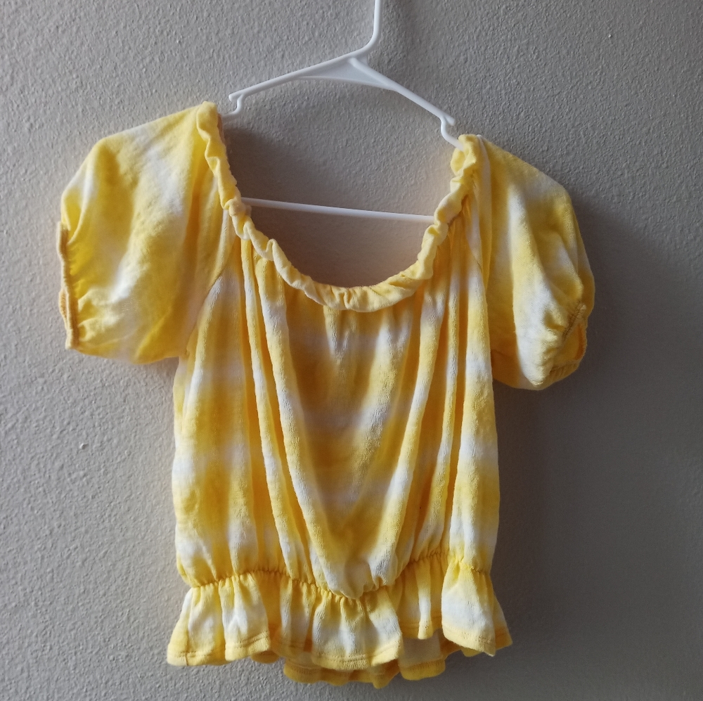 Yellow Crop Top